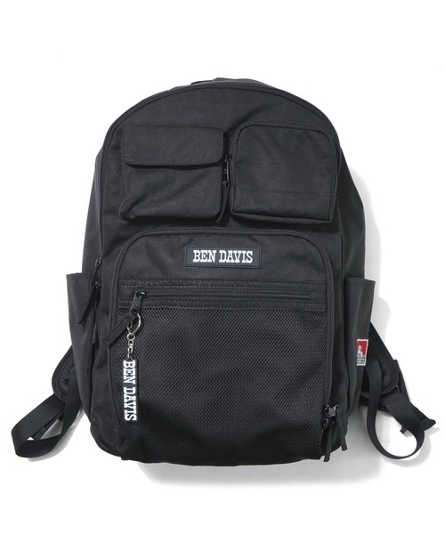 BEN DAVIS(ベンデイビス)の「【BEN DAVIS】LARGE DAYPACK 29L(バックパック/リュック・メンズ・ライトベージュ/オフホワイト/ブラック・FREE)」の4枚目の写真
