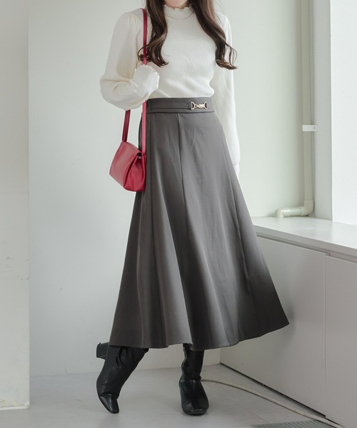 Another Branch olive des olive(アナザーブランチオリーブデオリーブ)の「パワショルリブプルオーバー(ニット/セーター・レディース・ラベンダー/ボルドー/グリーン/チャコールグレー/その他12/オフホワイト/ブラック/グレイッシュベージュ・FREE)」の14枚目の写真