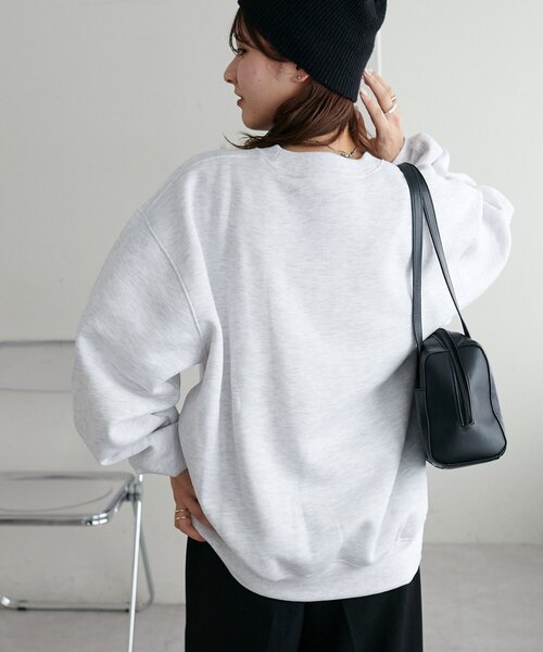 DISCOAT(ディスコート)の「【新色追加!/ユニセックス/WEB限定】MALBLYSロゴプリントスウェット(Tシャツ/カットソー・レディース・ネイビー/キャメル/ライトグレー/チャコールグレー/グレー・FREE)」の16枚目の写真