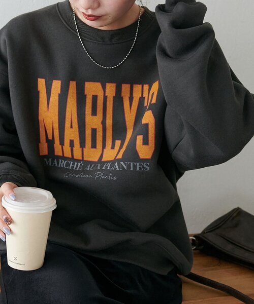 DISCOAT(ディスコート)の「【新色追加!/ユニセックス/WEB限定】MALBLYSロゴプリントスウェット(Tシャツ/カットソー・レディース・ネイビー/キャメル/ライトグレー/チャコールグレー/グレー・FREE)」の20枚目の写真