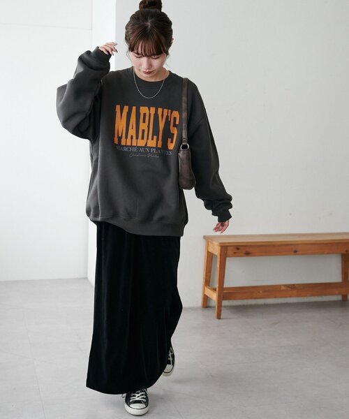 DISCOAT(ディスコート)の「【新色追加!/ユニセックス/WEB限定】MALBLYSロゴプリントスウェット(Tシャツ/カットソー・レディース・ネイビー/キャメル/ライトグレー/チャコールグレー/グレー・FREE)」の22枚目の写真