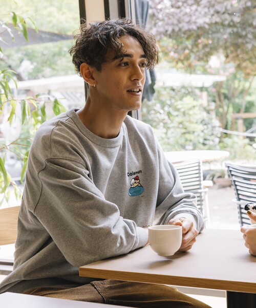 COLEMAN（コールマン）の「Coleman/コールマン Coleman×matsui×FREAK'S STORE 別注 コールマン matsui lake side camp  バックプリント クルーネックスウェット（スウェット・メンズ・アッシュグレー/杢グレー/チャコール/エンジ/ダークグレー・MEDIUM/LARGE）」の7枚目の写真