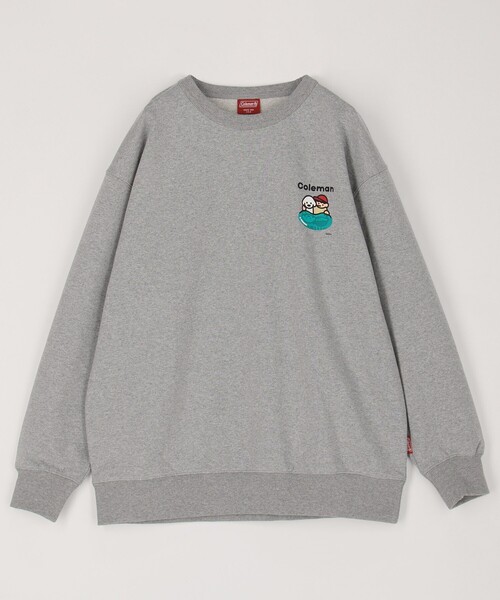 COLEMAN（コールマン）の「Coleman/コールマン Coleman×matsui×FREAK'S STORE 別注 コールマン matsui lake side camp  バックプリント クルーネックスウェット（スウェット・メンズ・アッシュグレー/杢グレー/チャコール/エンジ/ダークグレー・MEDIUM/LARGE）」の10枚目の写真