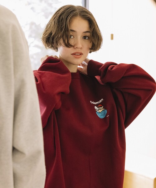 COLEMAN（コールマン）の「Coleman/コールマン Coleman×matsui×FREAK'S STORE 別注 コールマン matsui lake side camp  バックプリント クルーネックスウェット（スウェット・メンズ・アッシュグレー/杢グレー/チャコール/エンジ/ダークグレー・MEDIUM/LARGE）」の15枚目の写真