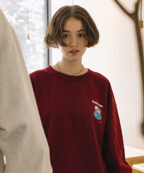 COLEMAN（コールマン）の「Coleman/コールマン Coleman×matsui×FREAK'S STORE 別注 コールマン matsui lake side camp  バックプリント クルーネックスウェット（スウェット・メンズ・アッシュグレー/杢グレー/チャコール/エンジ/ダークグレー・MEDIUM/LARGE）」の20枚目の写真