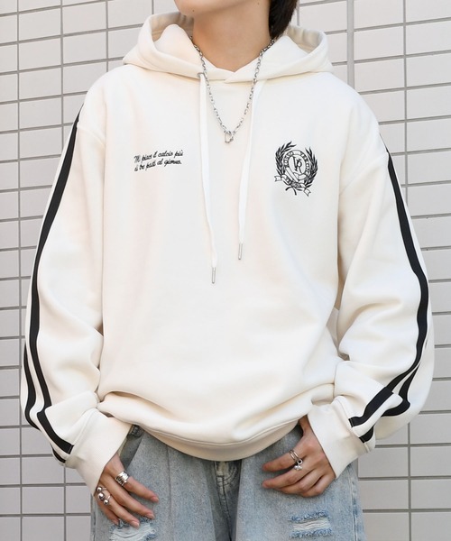 Starting Over（スターティングオーバー）の「uniform design sweat hoodie/ユニフォームデザイン スウェット フーディ パーカー（パーカー・メンズ・ホワイト/ブラック/ブルー・M/L/XL）」の16枚目の写真
