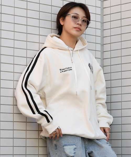 Starting Over（スターティングオーバー）の「uniform design sweat hoodie/ユニフォームデザイン スウェット フーディ パーカー（パーカー・メンズ・ホワイト/ブラック/ブルー・M/L/XL）」の11枚目の写真