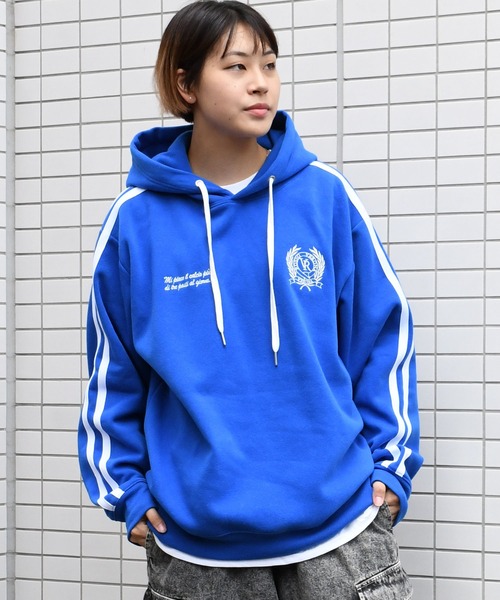 パーカー・フーディ Ami Blue Logo-Print Hoodie PUMA X AMI Hoodie 'Blue' 534069-93