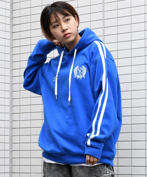 Starting Over（スターティングオーバー）の「uniform design sweat hoodie/ユニフォームデザイン スウェット フーディ パーカー（パーカー・メンズ・ホワイト/ブラック/ブルー・M/L/XL）」の22枚目の写真