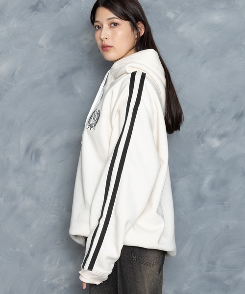 セール】uniform design sweat hoodie/ユニフォームデザイン