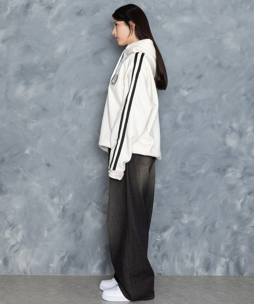 セール】uniform design sweat hoodie/ユニフォームデザイン