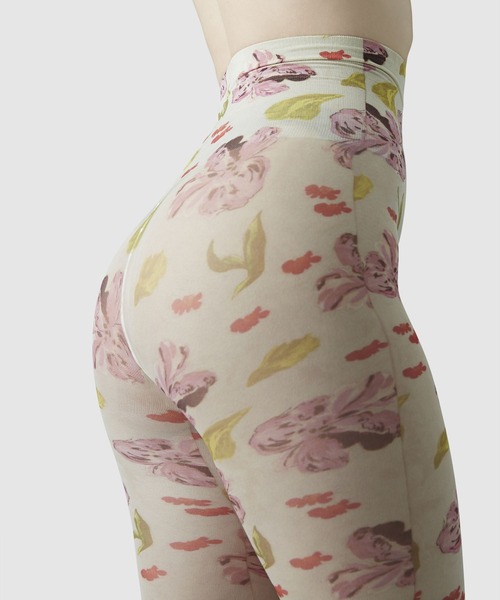 SWEDISH STOCKING(スウェディッシュストッキングス)の「Helen Bullock Printed Tights Coconut WHT(タイツ/ストッキング・レディース・ホワイト・M/S/L)」の4枚目の写真