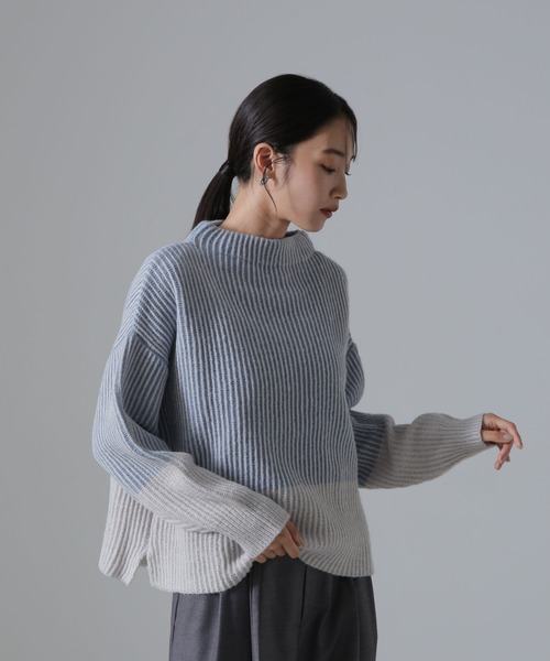 にゃーざす様♡ コーヘン ストライプニットプルオーバー ストライプニットプルオーバー[品番：NHGW0002972]｜non-hedge
