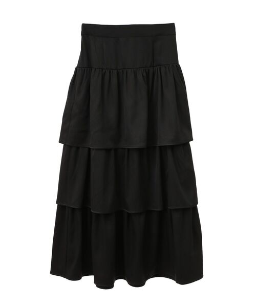 ELENCARE DUE(エレンカーレデュエ)の「・ELENCARE DUE ティアードロングスカート(スカート・レディース・ストライプ/ブラック・FREE)」の18枚目の写真