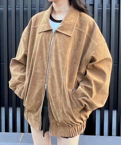 Figments（フィグメンツ）の「オーバージャケット（ブルゾン・レディース・キャメル・LARGE/X-LARGE）」の13枚目の写真