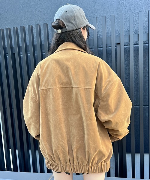 Figments（フィグメンツ）の「オーバージャケット（ブルゾン・レディース・キャメル・LARGE/X-LARGE）」の4枚目の写真