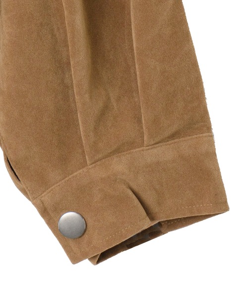 Figments（フィグメンツ）の「オーバージャケット（ブルゾン・レディース・キャメル・LARGE/X-LARGE）」の19枚目の写真