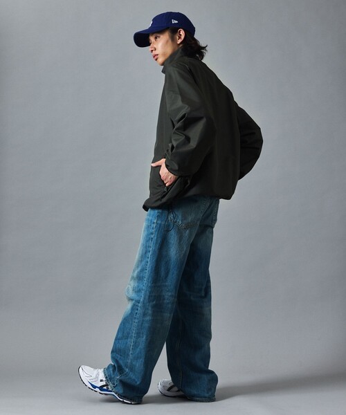 【セール】限定展開 リラックスフィット スタンドカラー ナイロン ジップブルゾン（ブルゾン）｜FREAK'S STORE（フリークスストア）
