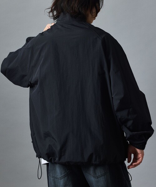 【セール】限定展開 リラックスフィット スタンドカラー ナイロン ジップブルゾン（ブルゾン）｜FREAK'S STORE（フリークスストア）