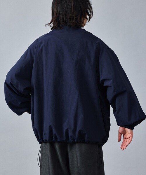 【セール】限定展開 リラックスフィット スタンドカラー ナイロン ジップブルゾン（ブルゾン）｜FREAK'S STORE（フリークスストア）