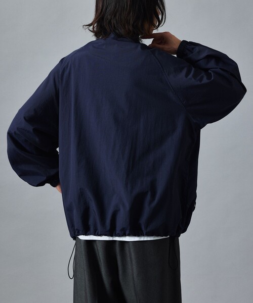 【セール】限定展開 リラックスフィット スタンドカラー ナイロン ジップブルゾン（ブルゾン）｜FREAK'S STORE（フリークスストア）