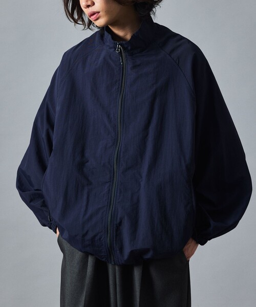 【セール】限定展開 リラックスフィット スタンドカラー ナイロン ジップブルゾン（ブルゾン）｜FREAK'S STORE（フリークスストア）