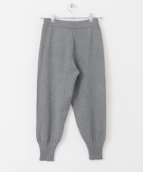 mizuiroind（ミズイロインド）の「mizuiro ind　knit pants（その他パンツ・レディース・グレー/ブラック・ONE）」の7枚目の写真