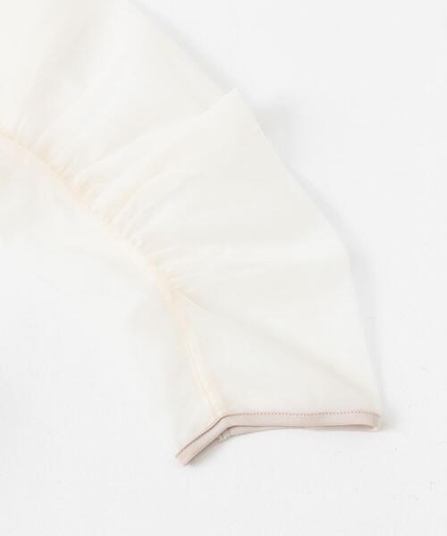 SENSE OF PLACE by URBAN RESEARCH（センスオブプレイスバイアーバンリサーチ）の「シャーリングチュールトップ（Tシャツ/カットソー・レディース・ライトブルー/アイボリー/チャコールグレー・ONE）」の21枚目の写真