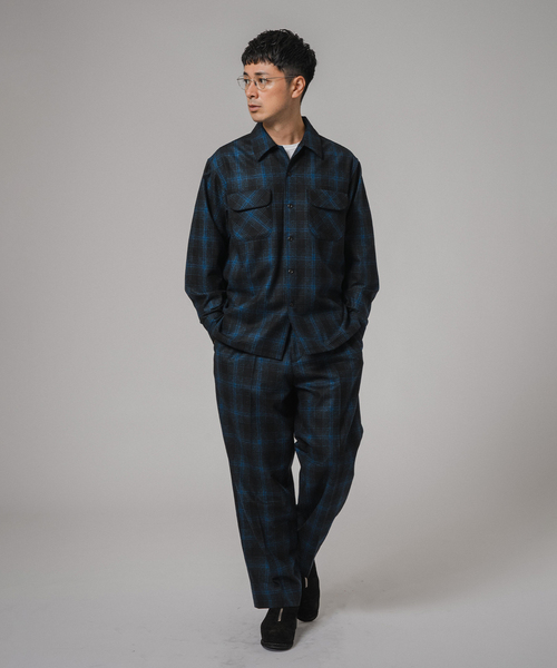 PENDLETON（ペンドルトン）の「PENDLETON(ペンドルトン) 別注 2TUCK SLACKS（スラックス・メンズ・ブラウン/ブルー系その他・MEDIUM/LARGE）」の13枚目の写真