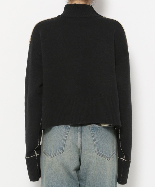 LOWRYS FARM（ローリーズファーム）の「リバーシブルハイネックニットＬＳ　247766（ニット/セーター・レディース・ベージュ/オレンジ/ブルー・FREE）」の5枚目の写真