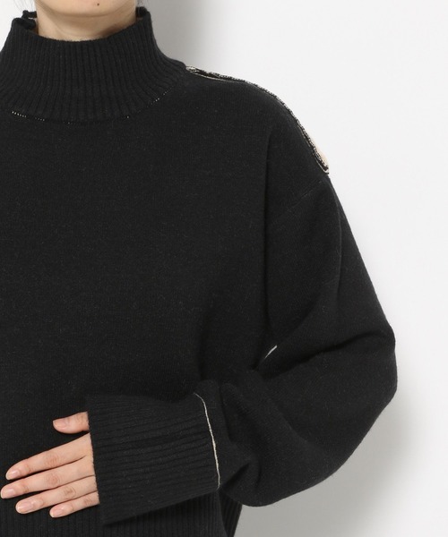 LOWRYS FARM（ローリーズファーム）の「リバーシブルハイネックニットＬＳ　247766（ニット/セーター・レディース・ベージュ/オレンジ/ブルー・FREE）」の7枚目の写真