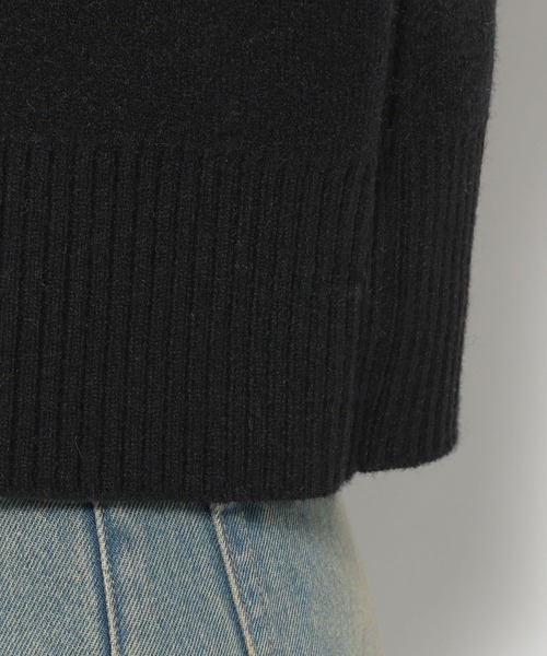 LOWRYS FARM（ローリーズファーム）の「リバーシブルハイネックニットＬＳ　247766（ニット/セーター・レディース・ベージュ/オレンジ/ブルー・FREE）」の8枚目の写真
