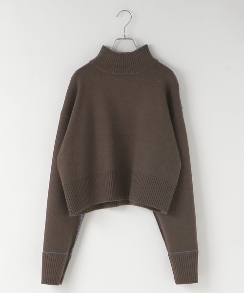 LOWRYS FARM（ローリーズファーム）の「リバーシブルハイネックニットＬＳ　247766（ニット/セーター・レディース・ベージュ/オレンジ/ブルー・FREE）」の22枚目の写真