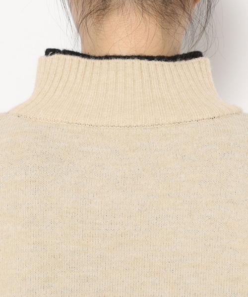 LOWRYS FARM（ローリーズファーム）の「リバーシブルハイネックニットＬＳ　247766（ニット/セーター・レディース・ベージュ/オレンジ/ブルー・FREE）」の16枚目の写真