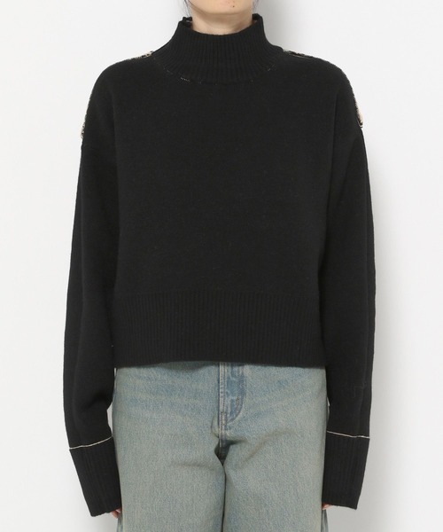 LOWRYS FARM（ローリーズファーム）の「リバーシブルハイネックニットＬＳ　247766（ニット/セーター・レディース・ベージュ/オレンジ/ブルー・FREE）」の17枚目の写真