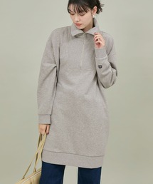 ROPE' PICNIC | ハーフジップワンポイントロゴカットミニワンピース(ワンピース)