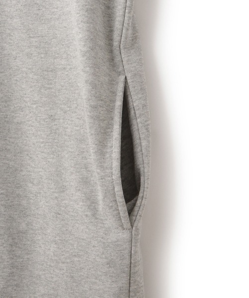 ROPE' PICNIC（ロペピクニック）の「ハーフジップワンポイントロゴカットミニワンピース（ワンピース・レディース・ライトグレー/チャコールグレー・38）」の13枚目の写真