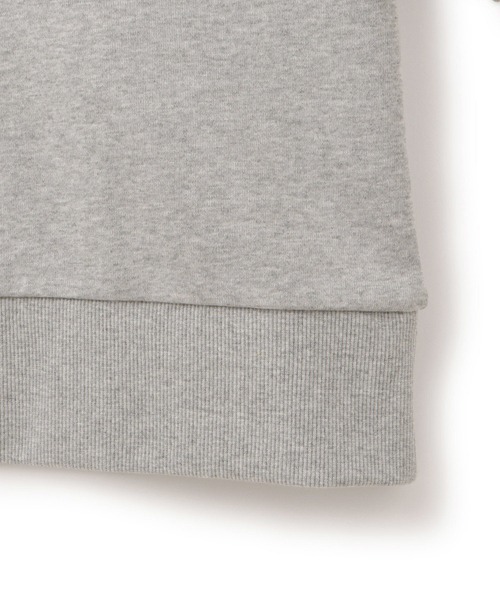 ROPE' PICNIC（ロペピクニック）の「ハーフジップワンポイントロゴカットミニワンピース（ワンピース・レディース・ライトグレー/チャコールグレー・38）」の3枚目の写真