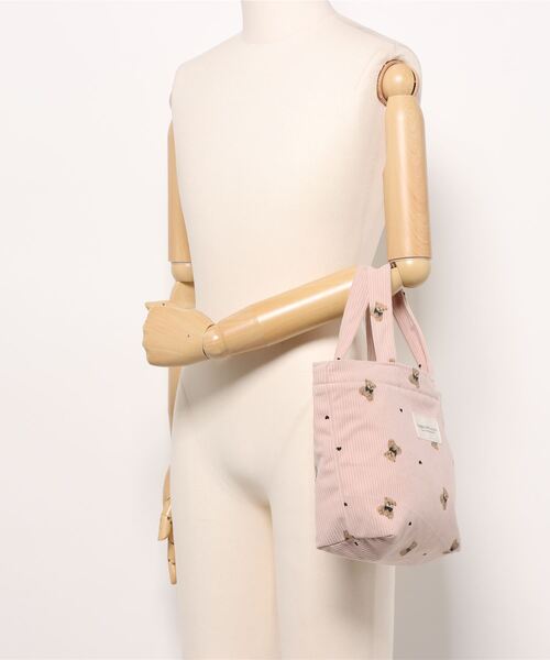 セール】Mignonjour/くまコーデュロイミニトートバッグ M2582（トート
