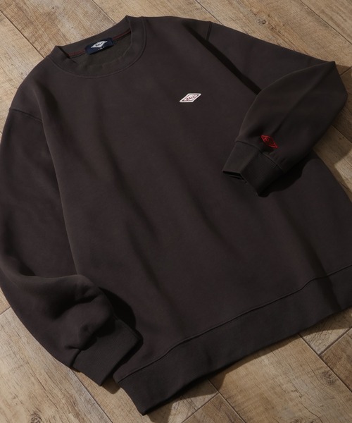 セール】【BALL/ボール】ワンポイントロゴワッペン 裏起毛トレーナー