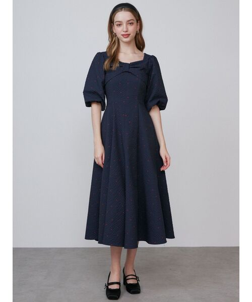 CALNAMUR（カルナムール）の「BALLET CHUNKY HEEL SHOSE/バレエチャンキーヒールシューズ（パンプス・レディース・ブラック/レッド/ピンク・SMALL/MEDIUM/LARGE）」の21枚目の写真