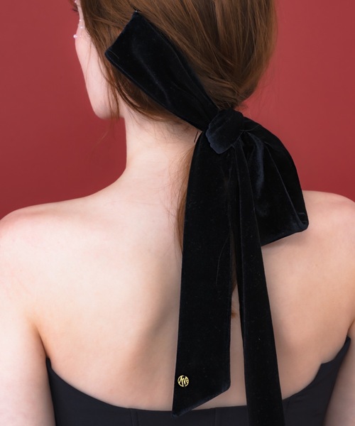 ヘアアクセサリー Ribbon-VELVET(Black) Ribbon Serre-tete in velvet in Black – TRESSE公式サイト