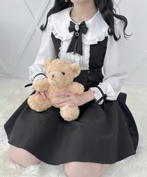BIG衿サイドレースアップワンピース