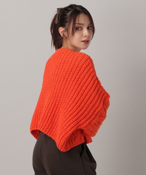 FOREVER 21（フォーエバー トゥエンティーワン）の「【2024FW】ケーブルニットプルオーバー（ニット/セーター・レディース・オレンジ/チャコールグレー/ナチュラル・FREE）」の10枚目の写真