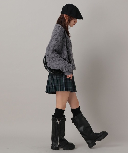 FOREVER 21（フォーエバー トゥエンティーワン）の「【2024FW】ケーブルニットプルオーバー（ニット/セーター・レディース・オレンジ/チャコールグレー/ナチュラル・FREE）」の12枚目の写真