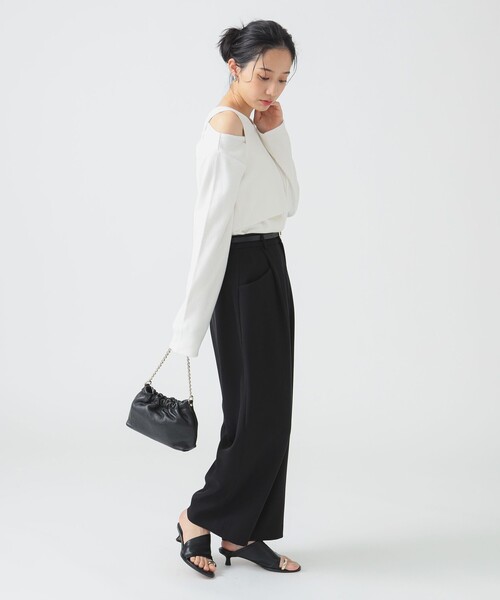 B:MING by BEAMS(ビーミングバイビームス)の「レイヤード プルオーバー(Tシャツ/カットソー・レディース・オフホワイト/レッド系その他7/ブラック系その他4・ONE SIZE)」の7枚目の写真