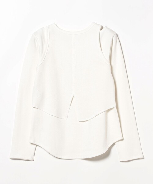 B:MING by BEAMS(ビーミングバイビームス)の「レイヤード プルオーバー(Tシャツ/カットソー・レディース・オフホワイト/レッド系その他7/ブラック系その他4・ONE SIZE)」の10枚目の写真