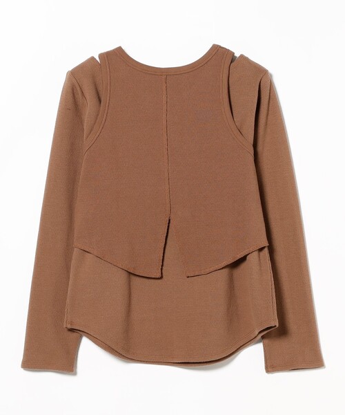 B:MING by BEAMS(ビーミングバイビームス)の「レイヤード プルオーバー(Tシャツ/カットソー・レディース・オフホワイト/レッド系その他7/ブラック系その他4・ONE SIZE)」の20枚目の写真