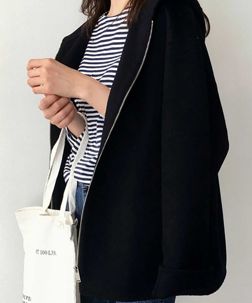 ｻｲﾄﾞｽﾘｯﾄﾌﾗﾉﾌｰﾃﾞｨｼﾞｬｹｯﾄ（ブルゾン）｜CADBURY（キャドバリー） 5,387円