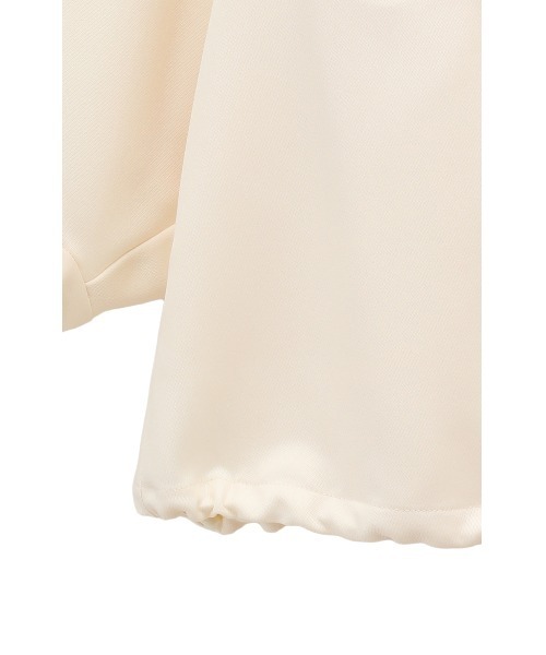 CLANE(クラネ)の「2WAY OFF SHOULDER MODE JERSEY TOPS(Tシャツ/カットソー・レディース・アイボリー/ブラック・1/2)」の15枚目の写真